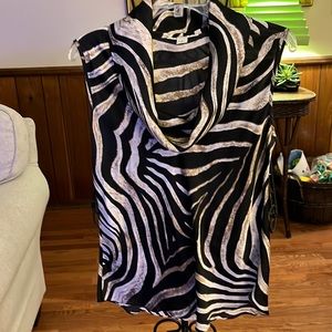 Kenneth Cole Animal Print Blouse